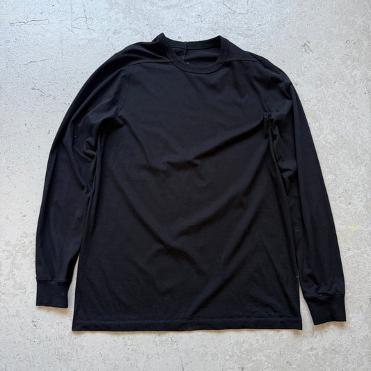 Rick Owens SS21 PHLEGETHON Black Level Long Sleeve Shirt (XL)