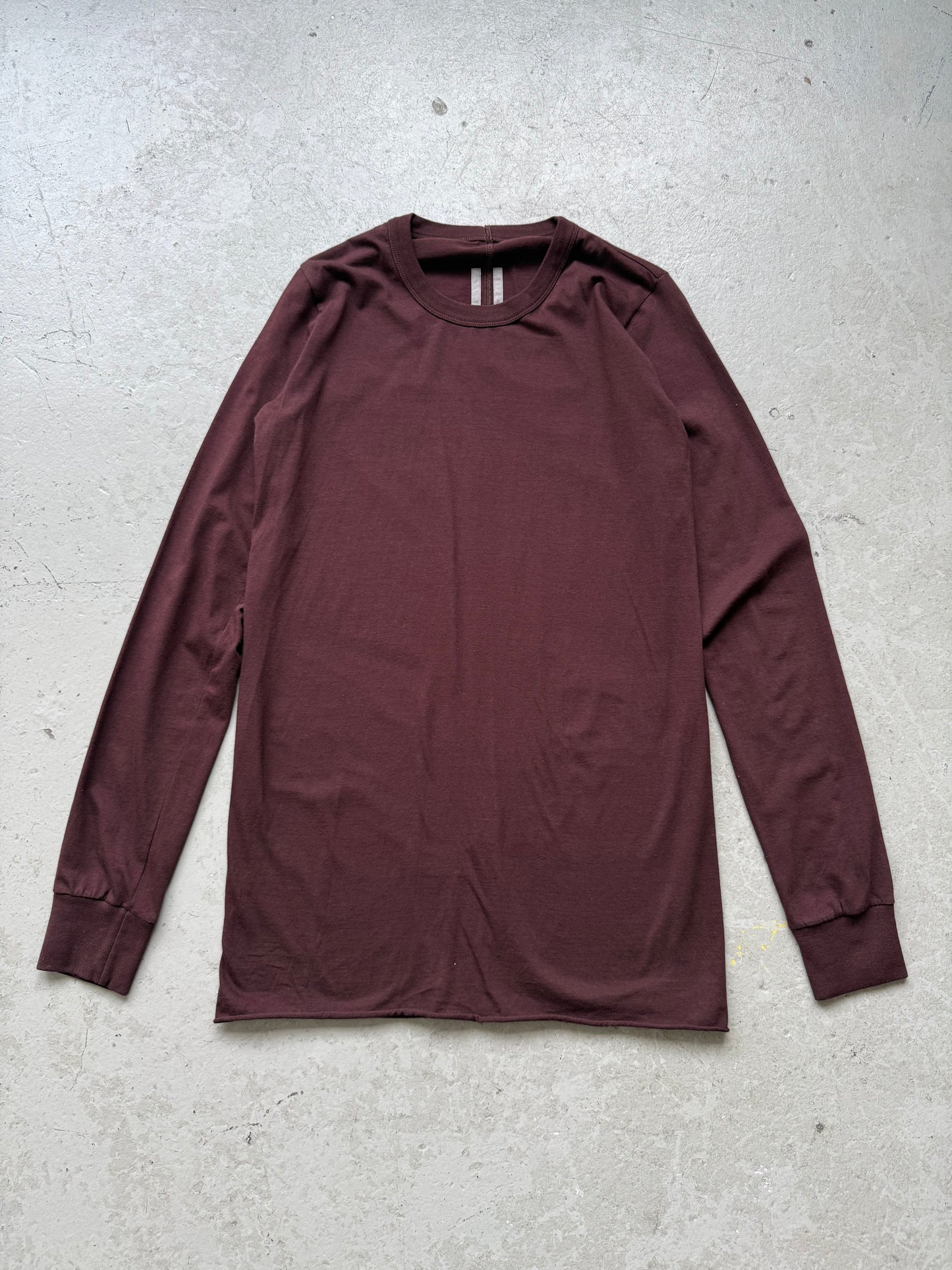 Rick Owens FW20 PERFORMA Burgandy Long Sleeve Shirt (L)