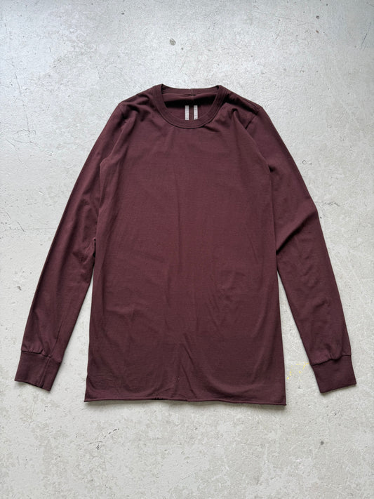 Rick Owens FW20 PERFORMA Burgandy Long Sleeve Shirt (L)