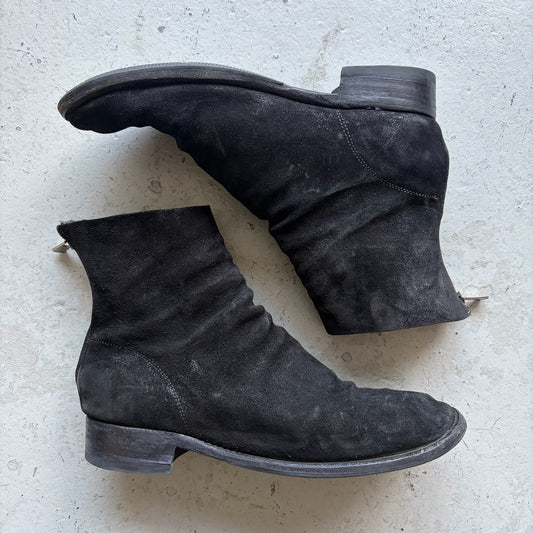 Guidi Backzip Black Suede Boots (12)