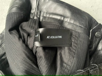 Kiko Kostadinov At.Kollektive Milne Leather Trousers (L)