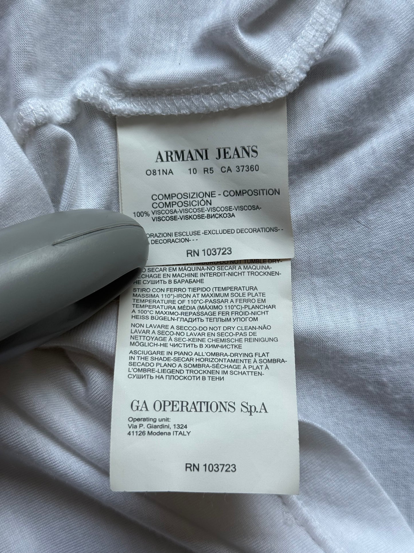 Armani Jeans White Shirt (40)