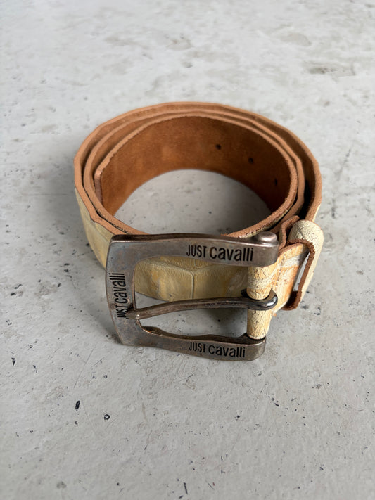 Roberto Cavalli "Just Cavalli" Crocodile Belt (OS)