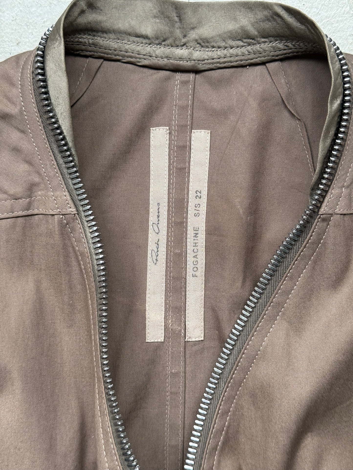Rick Owens SS22 FOGACHINE Dust Larry Bauhaus Flight Suit (54)