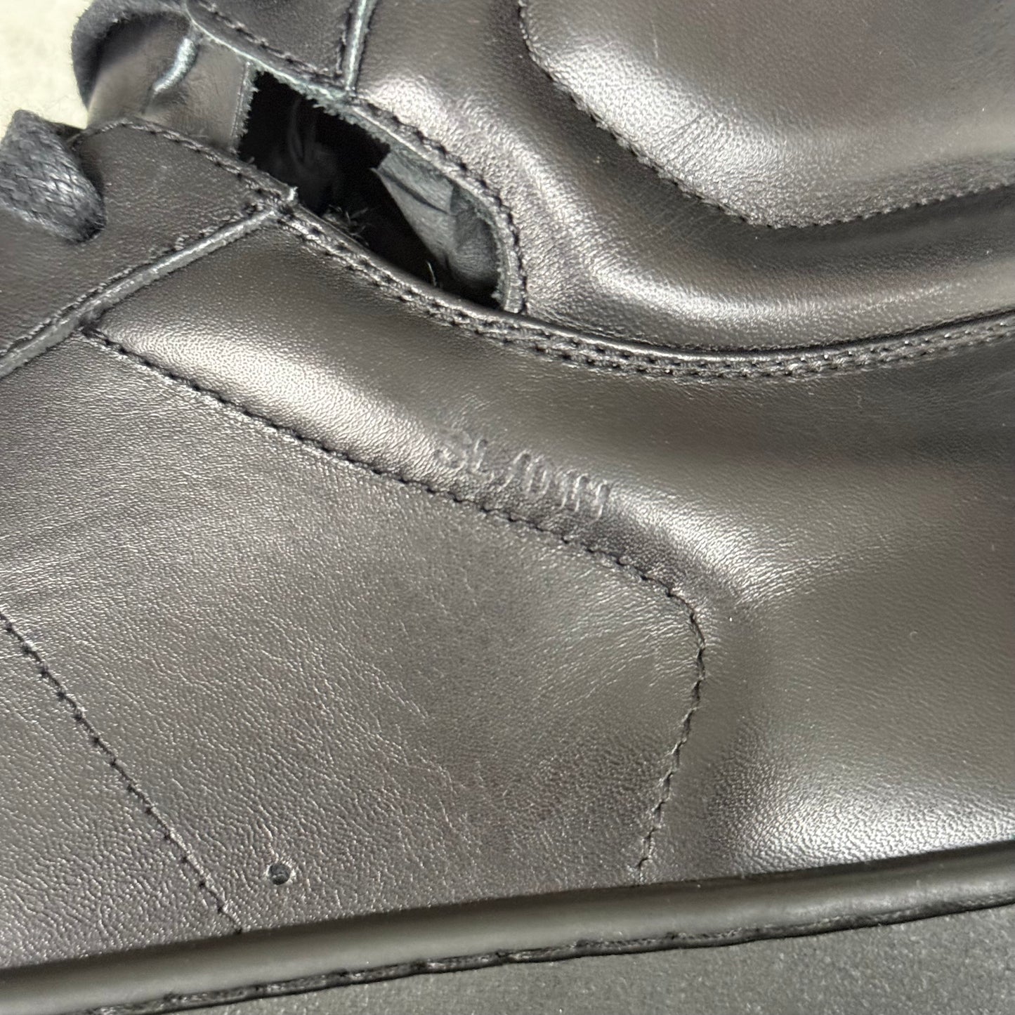Saint Laurent Paris SL01H Black High Top Sneakers (39.5)