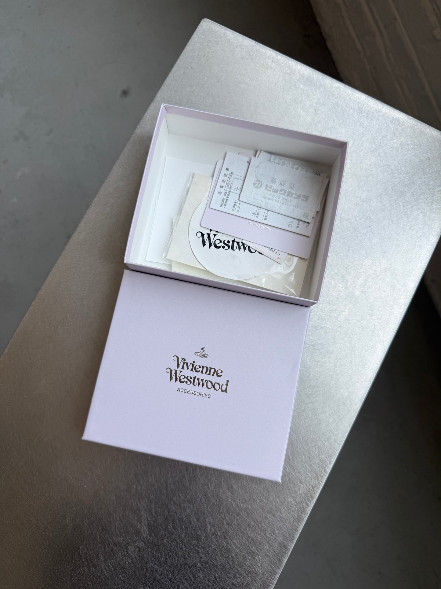 Vivienne Westwood Blue Leather Tri Fold Wallet With Coin Purse (OS)