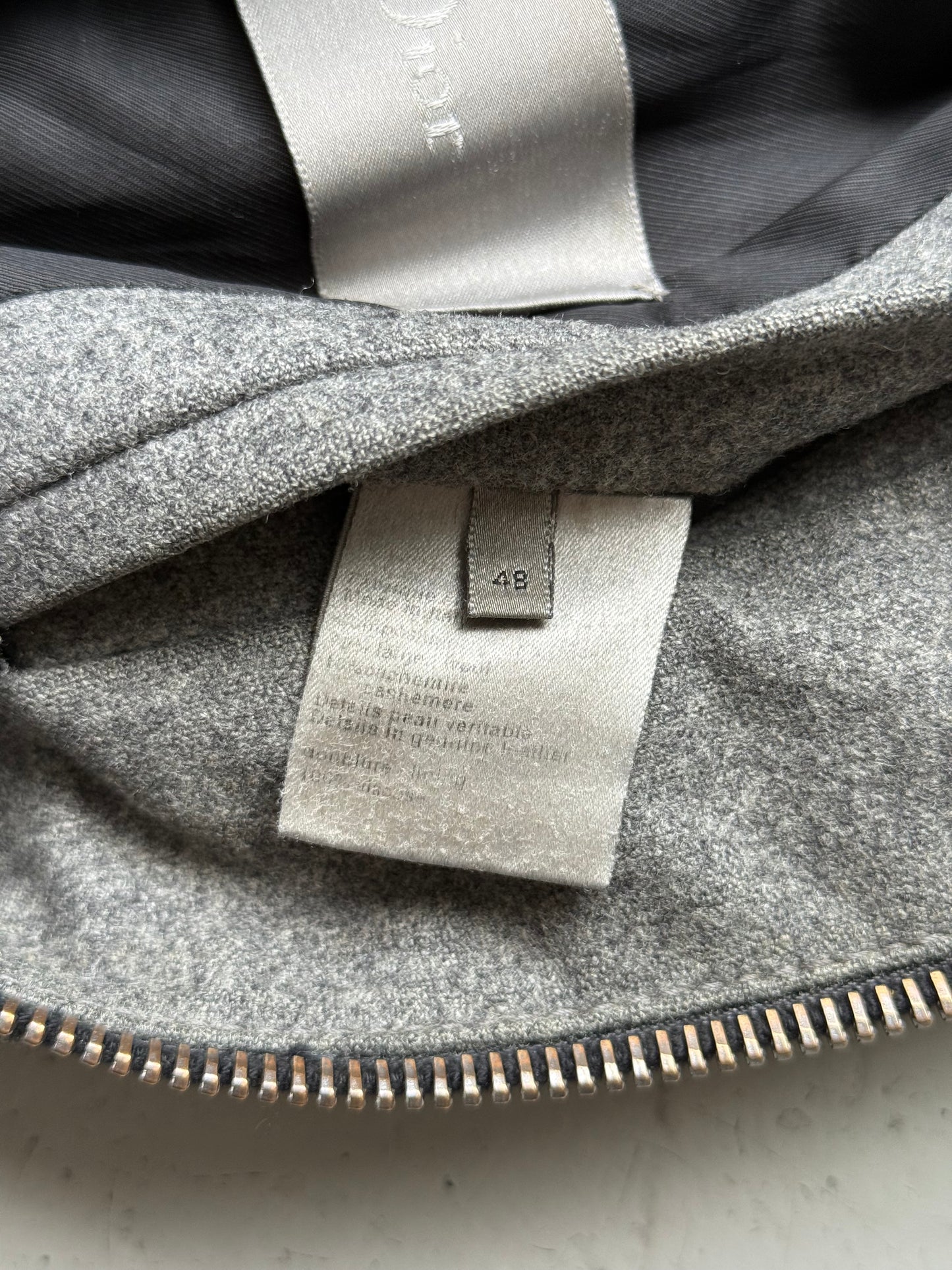 Dior Homme AW04 VOTC Leather Bomber Jacket (48)