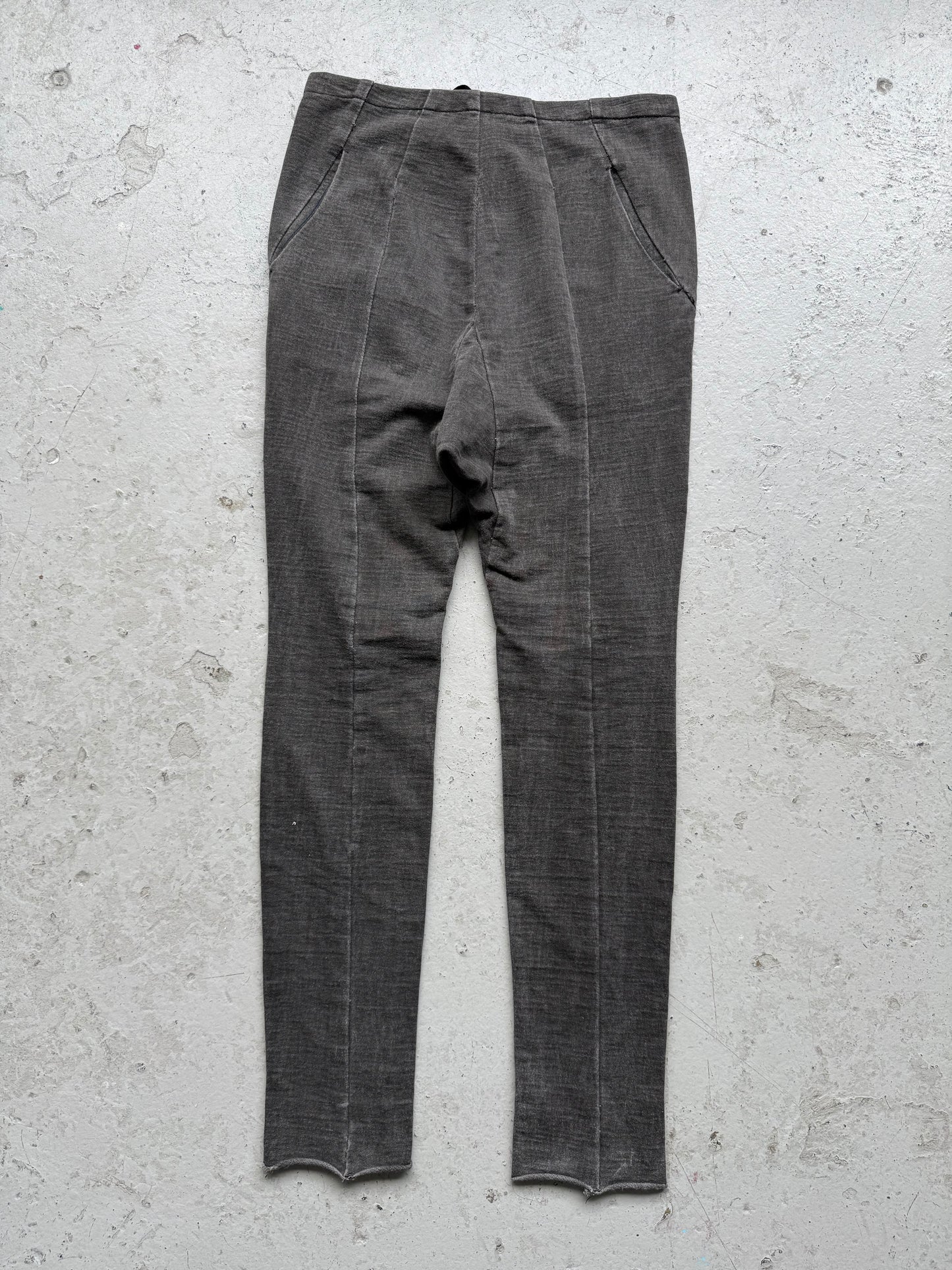 The Viridi Anne Cotton Button Fly Drop Crotch Pants (2)
