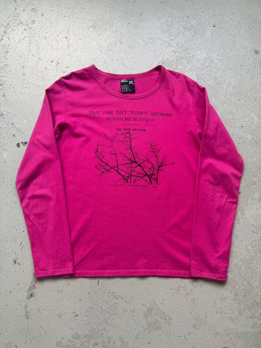 PPFM Pink Long Sleeve Joke Long Sleeve Shirt (M)
