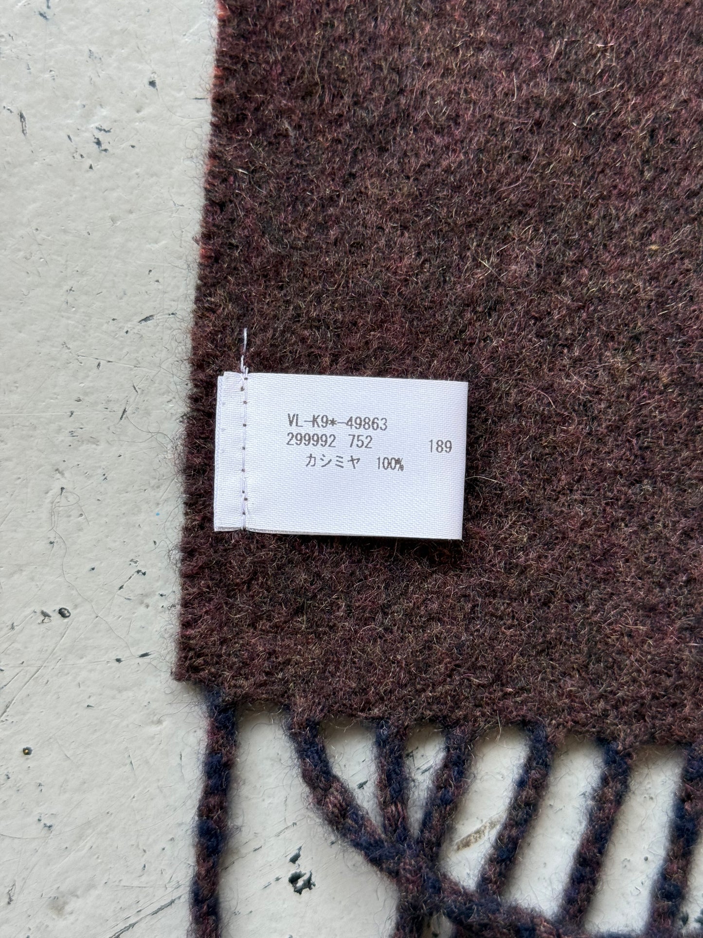 Vivienne Westwood Gradient Navy Scarf (OS)