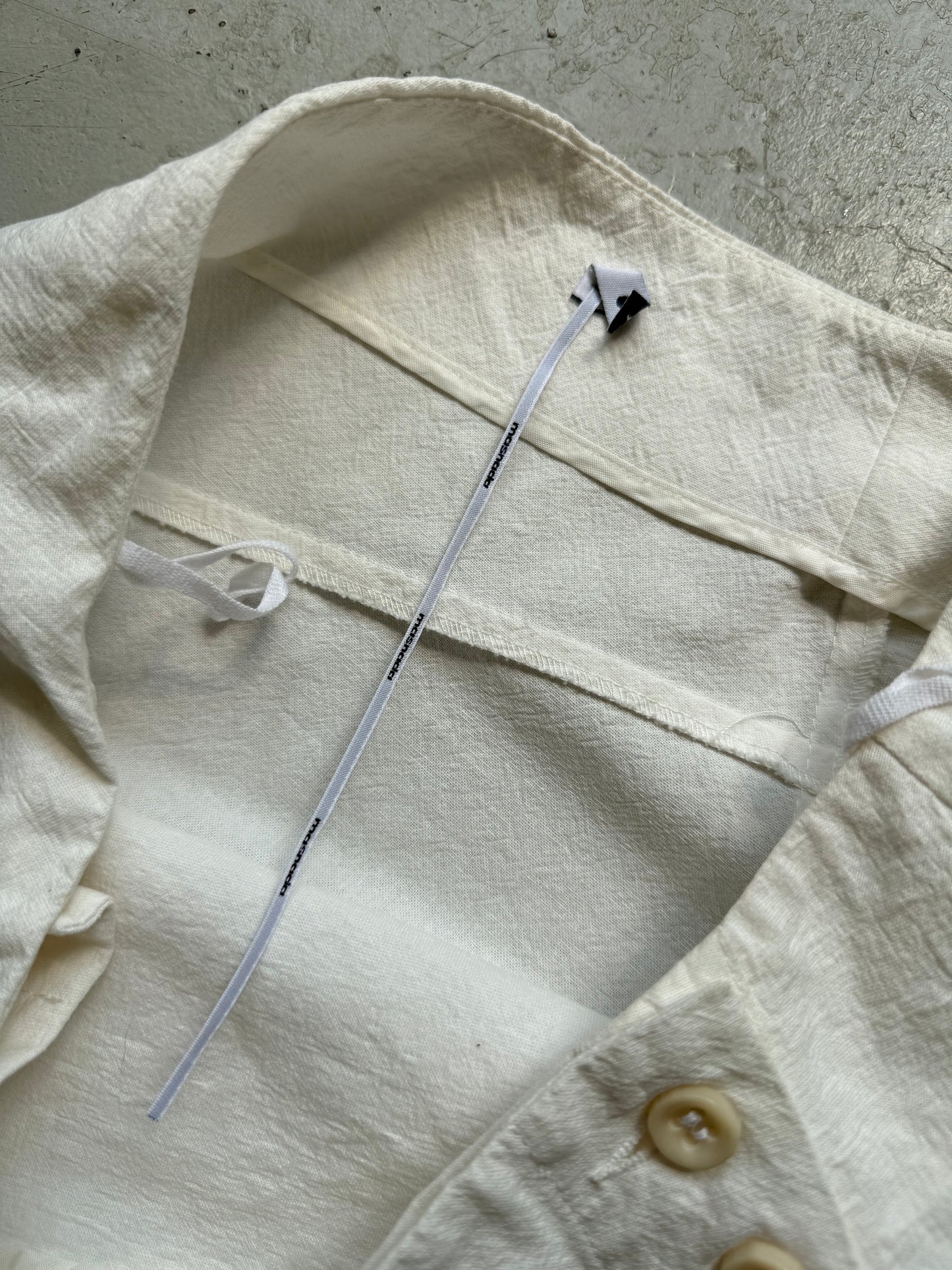 Masnada White Asymetrical Skirt (42)