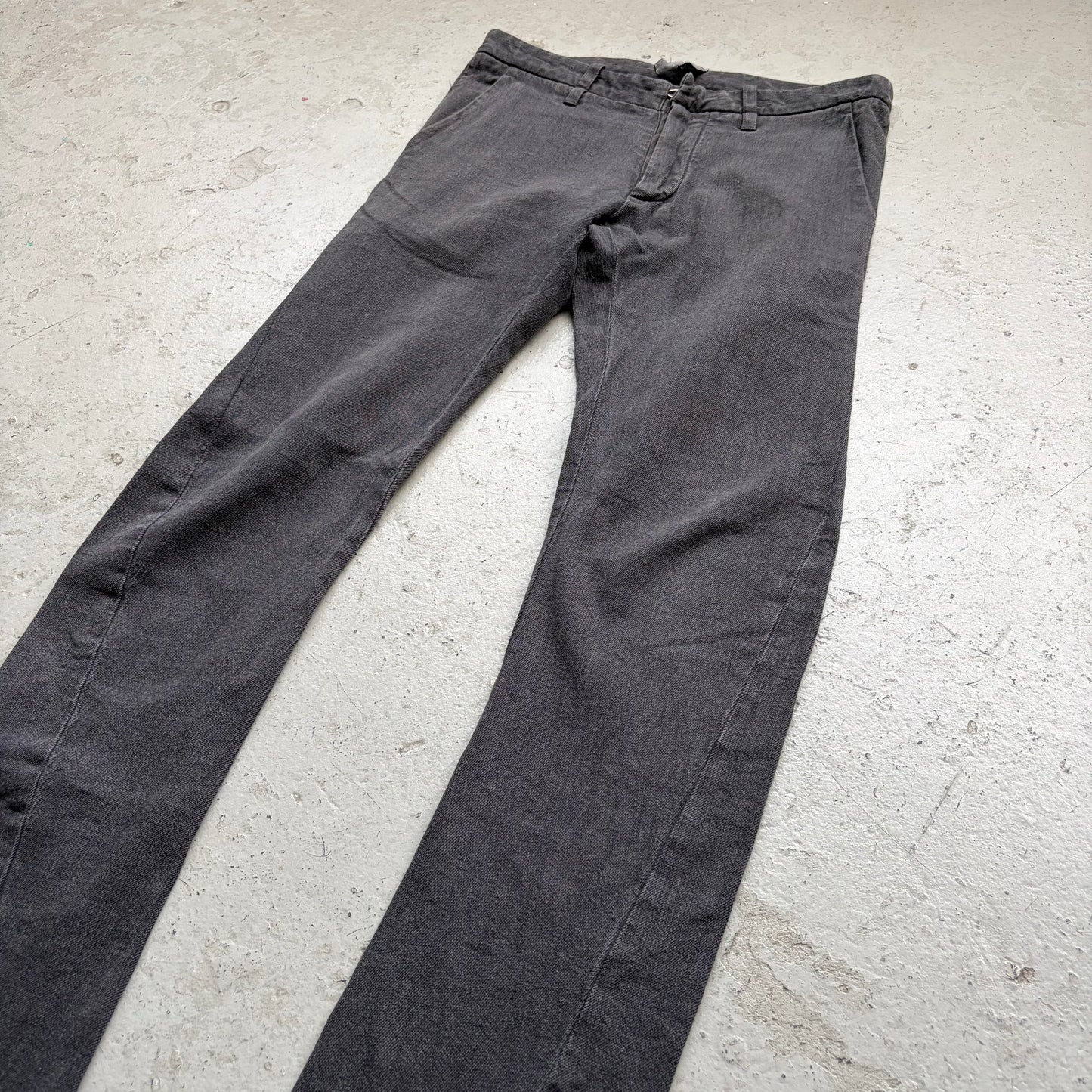 Y/Project by Yohan Serfaty AW13 Denim Jeans in Dark Grey Denim (48)