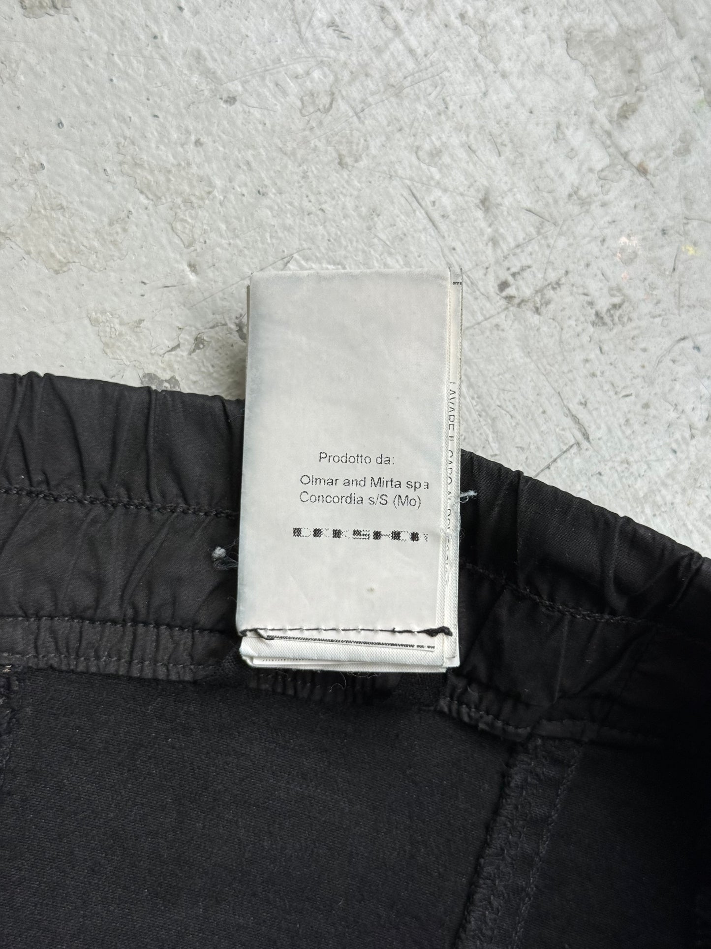 Rick Owens DRKSHDW FW16 Black Matte Nagakin Leggings (XXL)