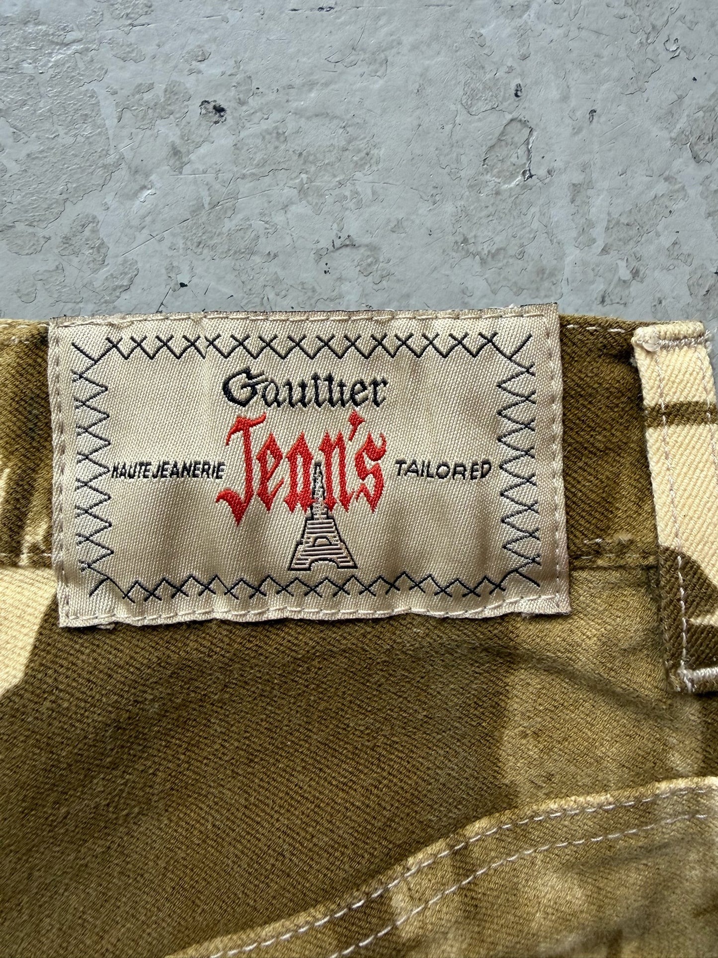 Jean Paul Gaultier AW98 Vampire Blood Drip Denim (36)
