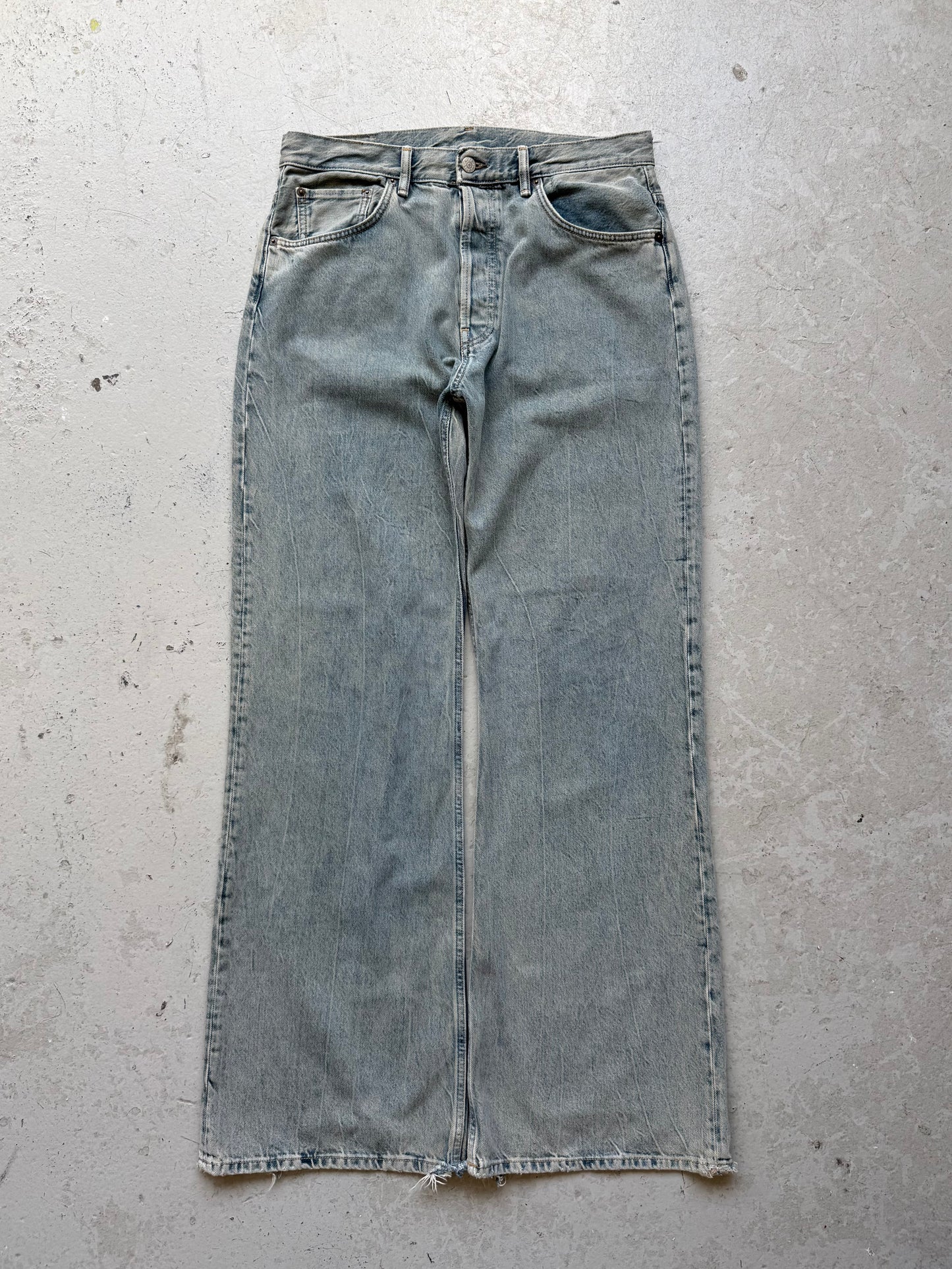 Acne Studios Light Wash Boot Cut Denim (32)
