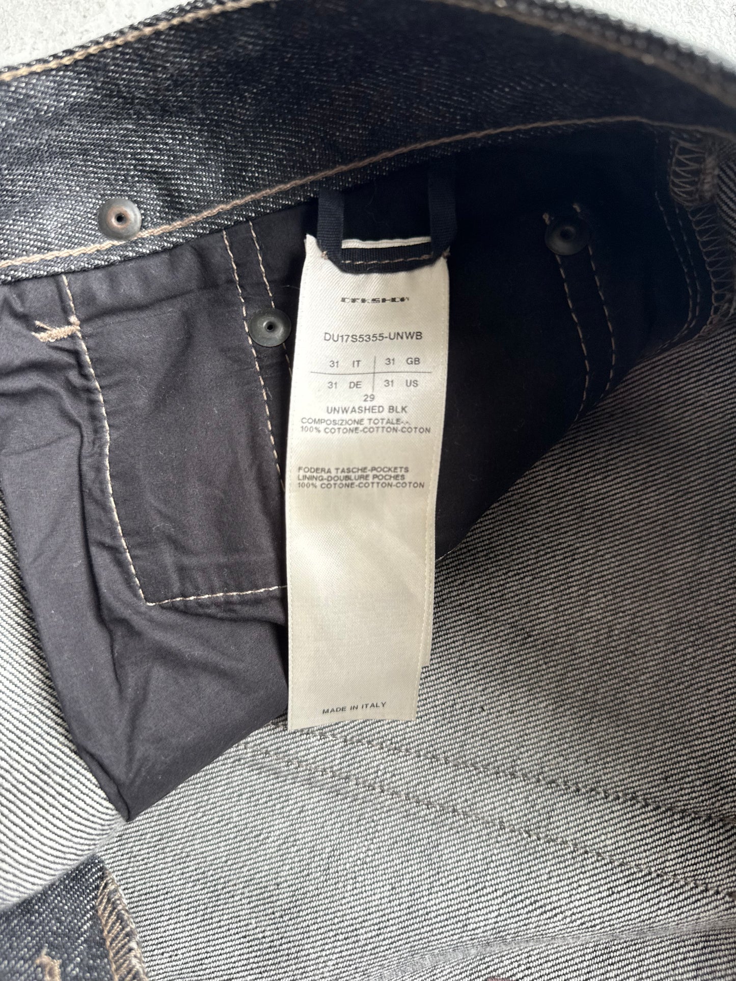 Rick Owens DRKSHDW Torrence Cropped Cut Denim (31)