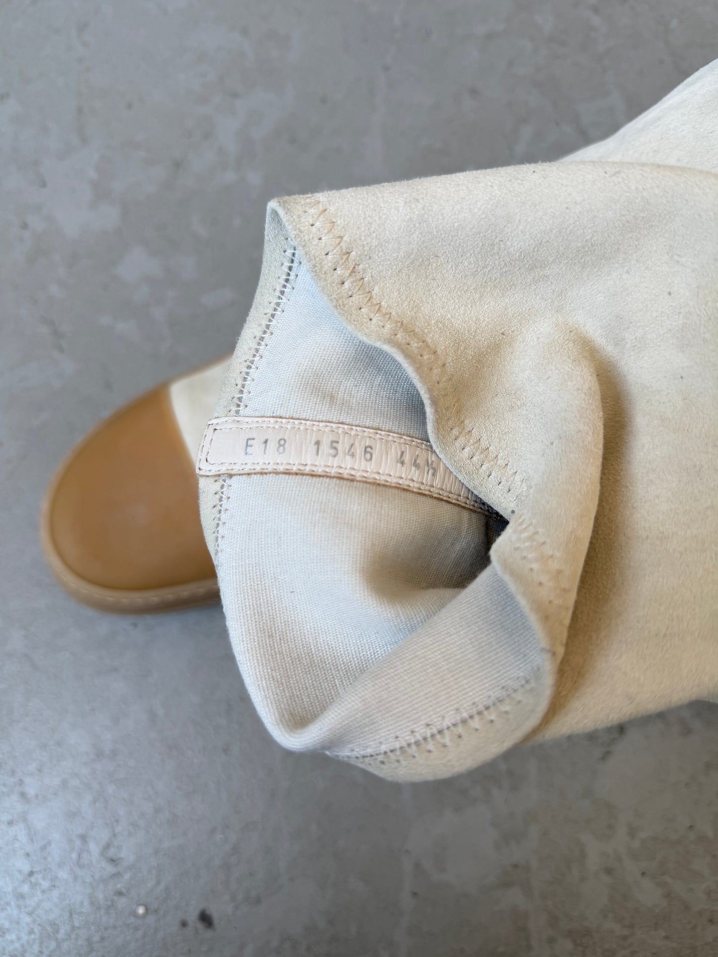 Rick Owens Suede Sock Sneakers (44.5)
