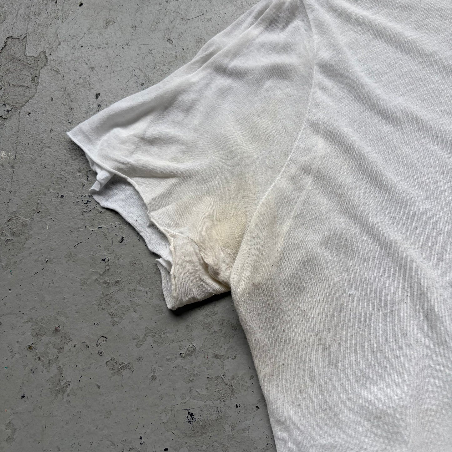 Rick Owens FW21 GETHSEMANE Milk Short Sleeve Shirt (XXL)