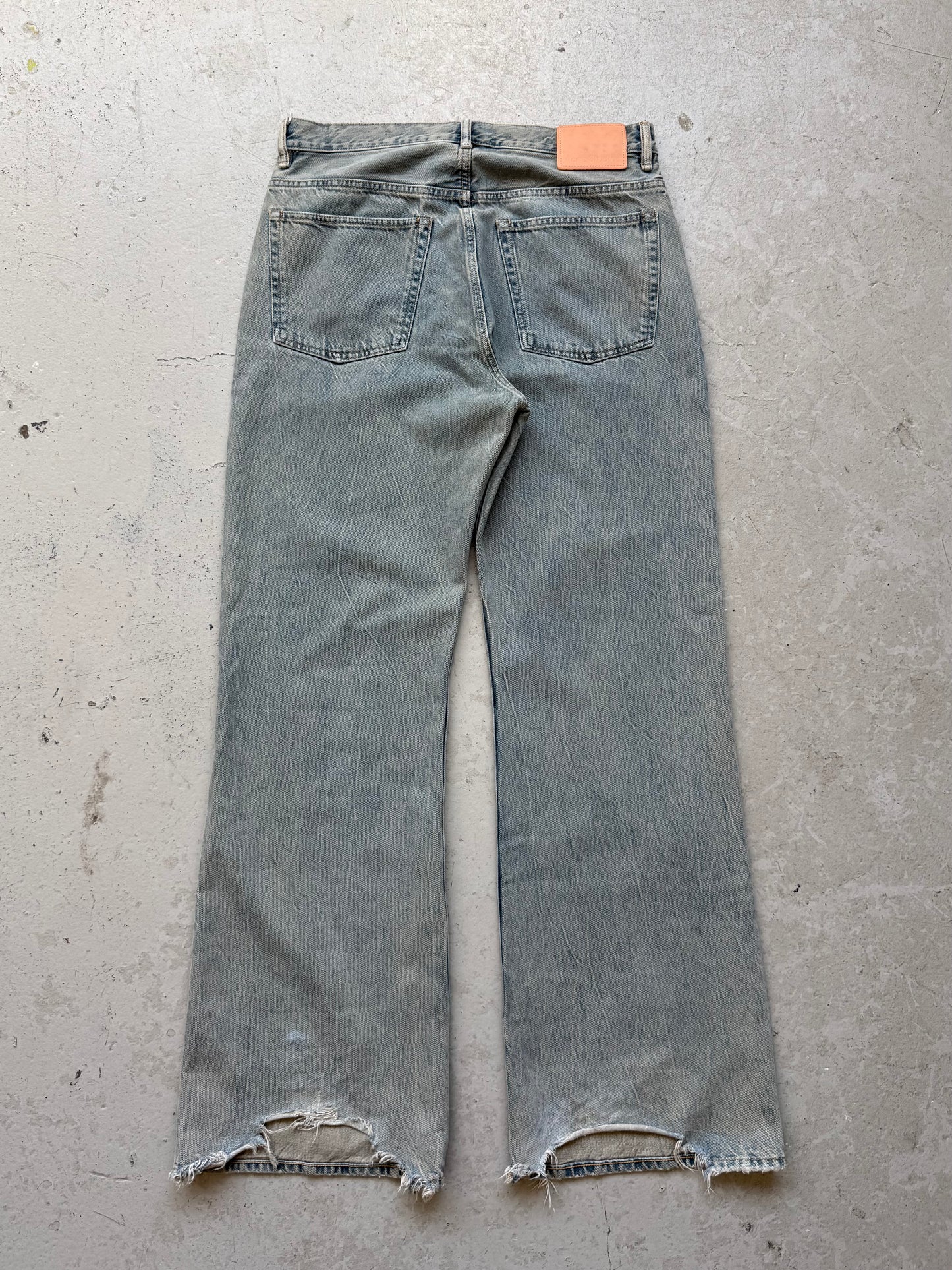 Acne Studios Light Wash Boot Cut Denim (32)