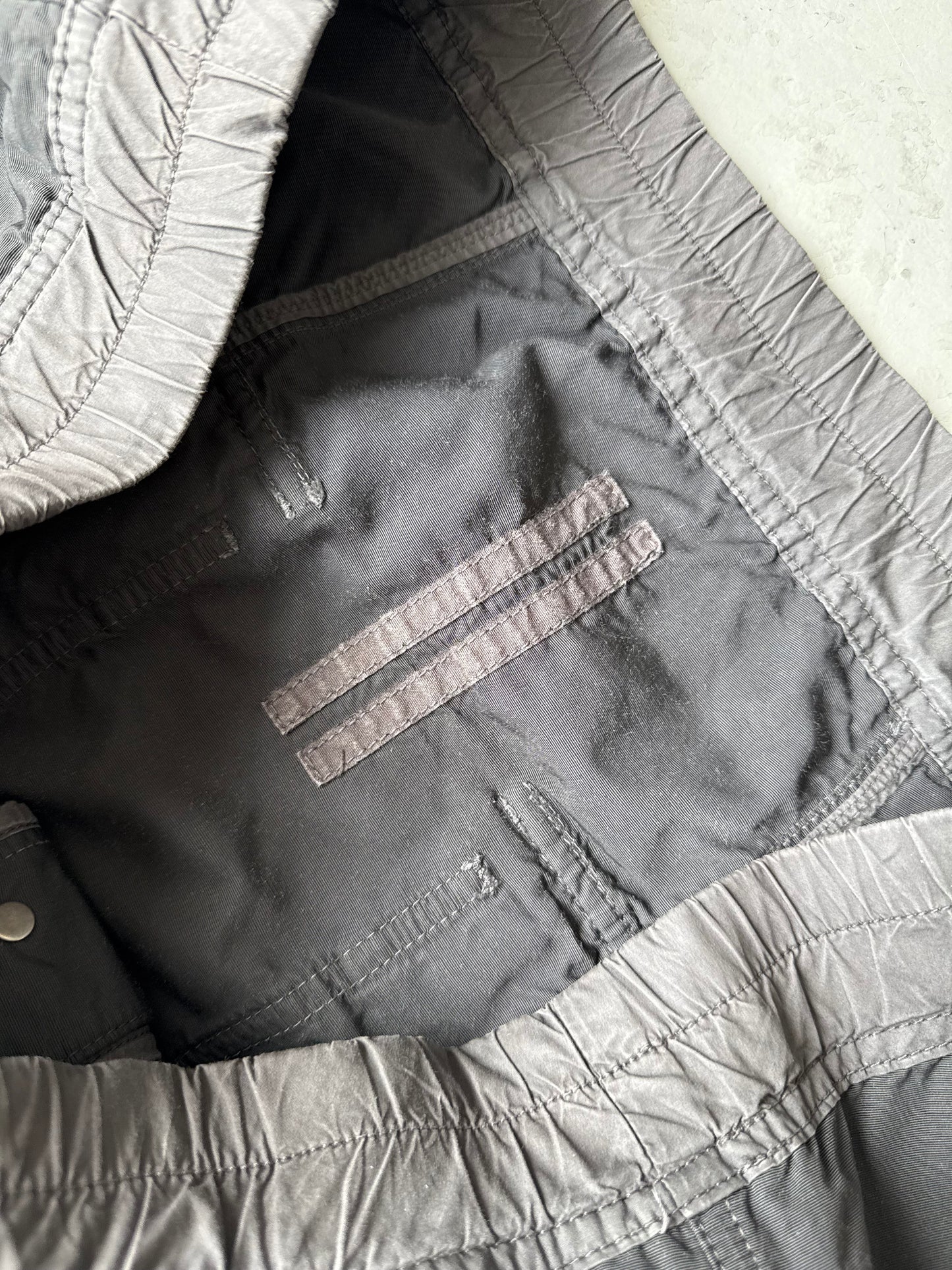 Rick Owens DRKSHDW FW14 Dark Dust Pod Shorts (M)