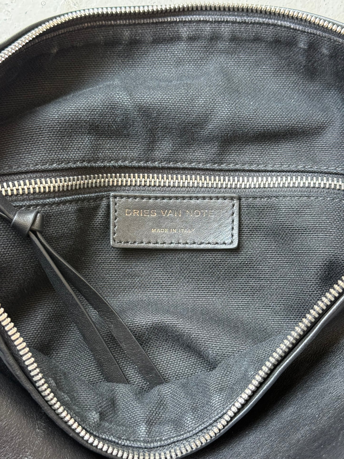 Dries Van Noten Leather Messenger Bag (OS)