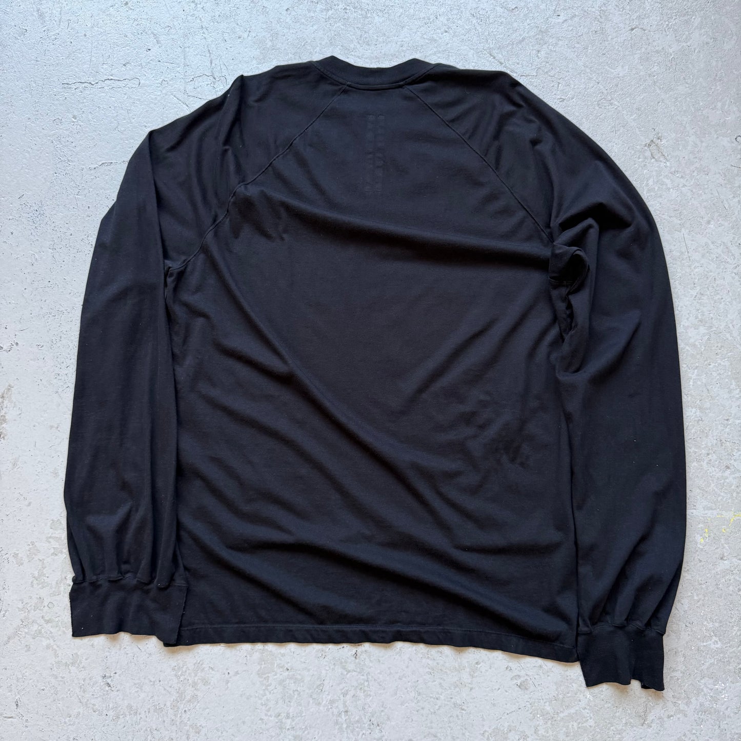 Rick Owens DRKSHDW Black Raglan Long Sleeve (XL)