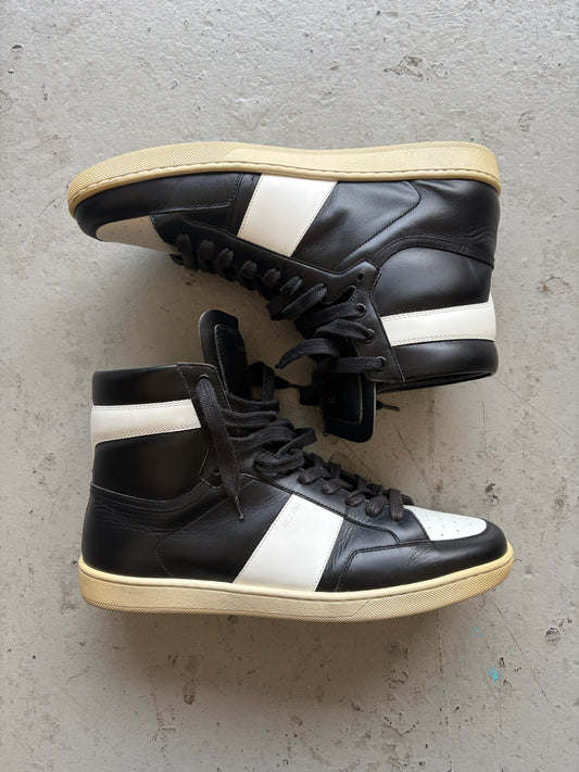 Saint Laurent Paris SL/10H Leather High Top (42 1/2)