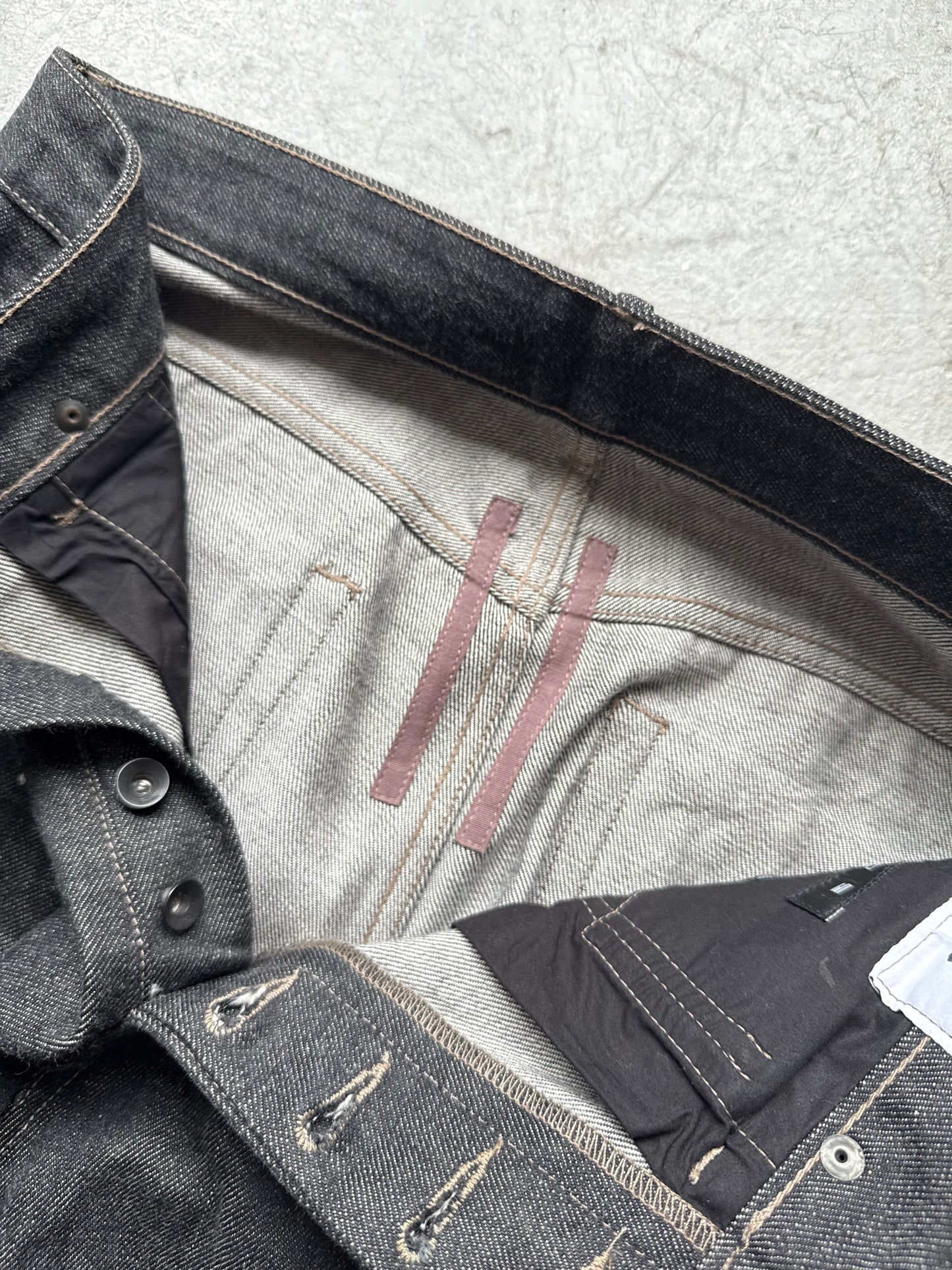 Rick Owens DRKSHDW Torrence Cropped Cut Denim (31)