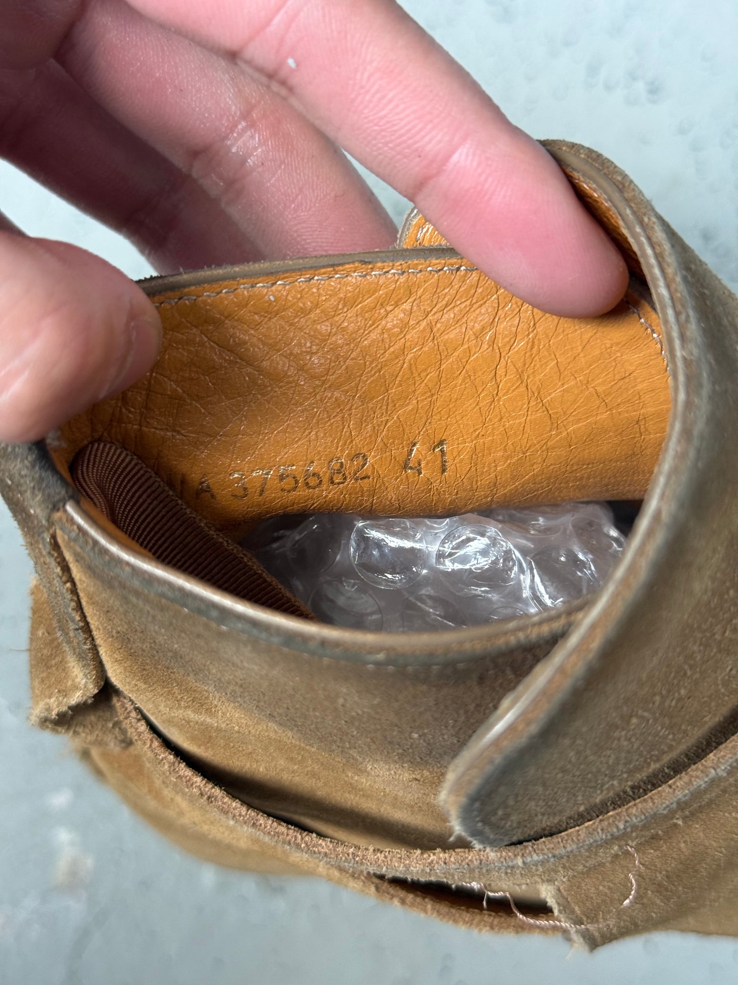 Saint Laurent Paris Wyatt Jodhpur Tan Suede Boots (41)