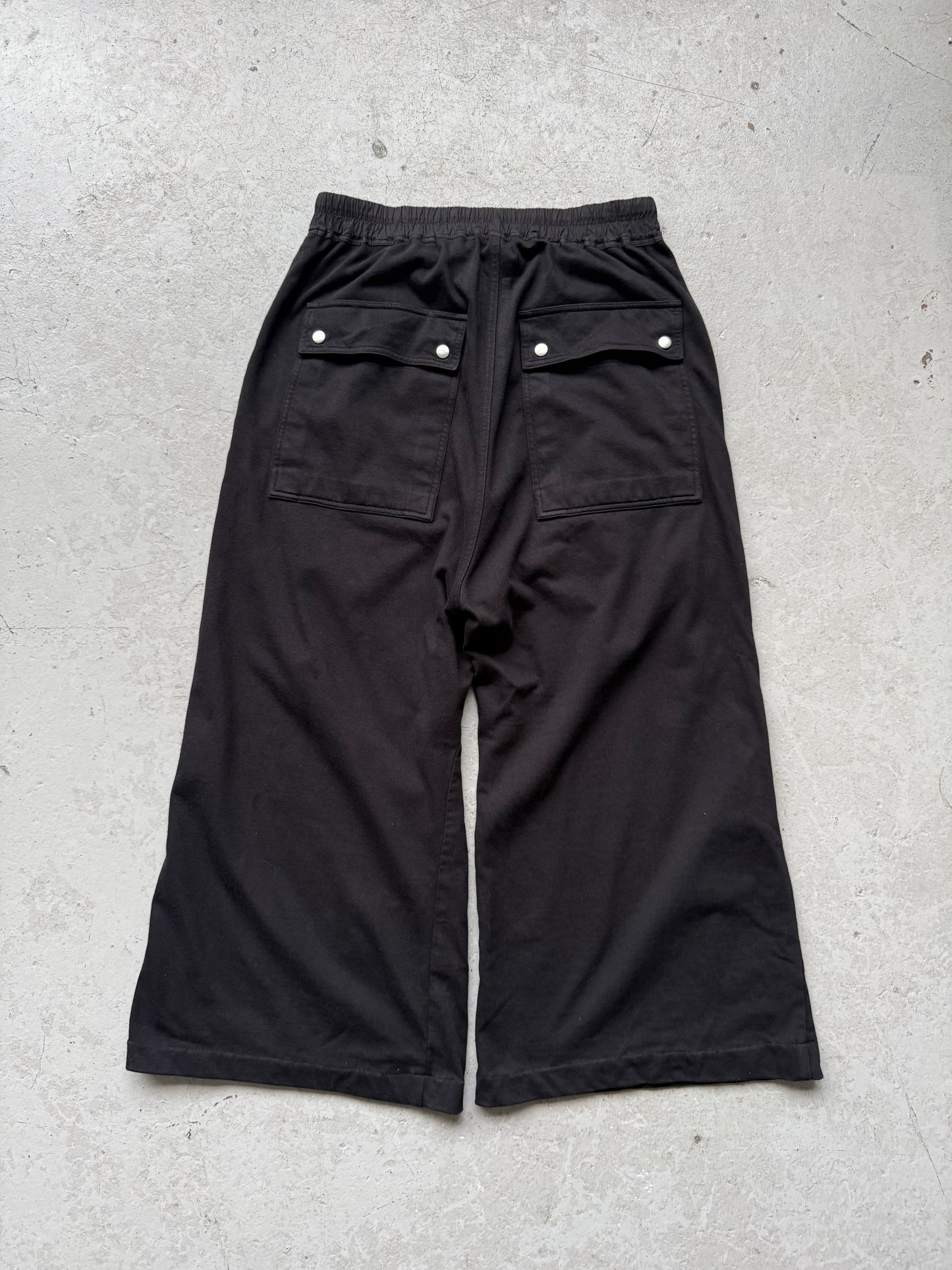 Rick Owens SS25 Cotton Black Belas (S)