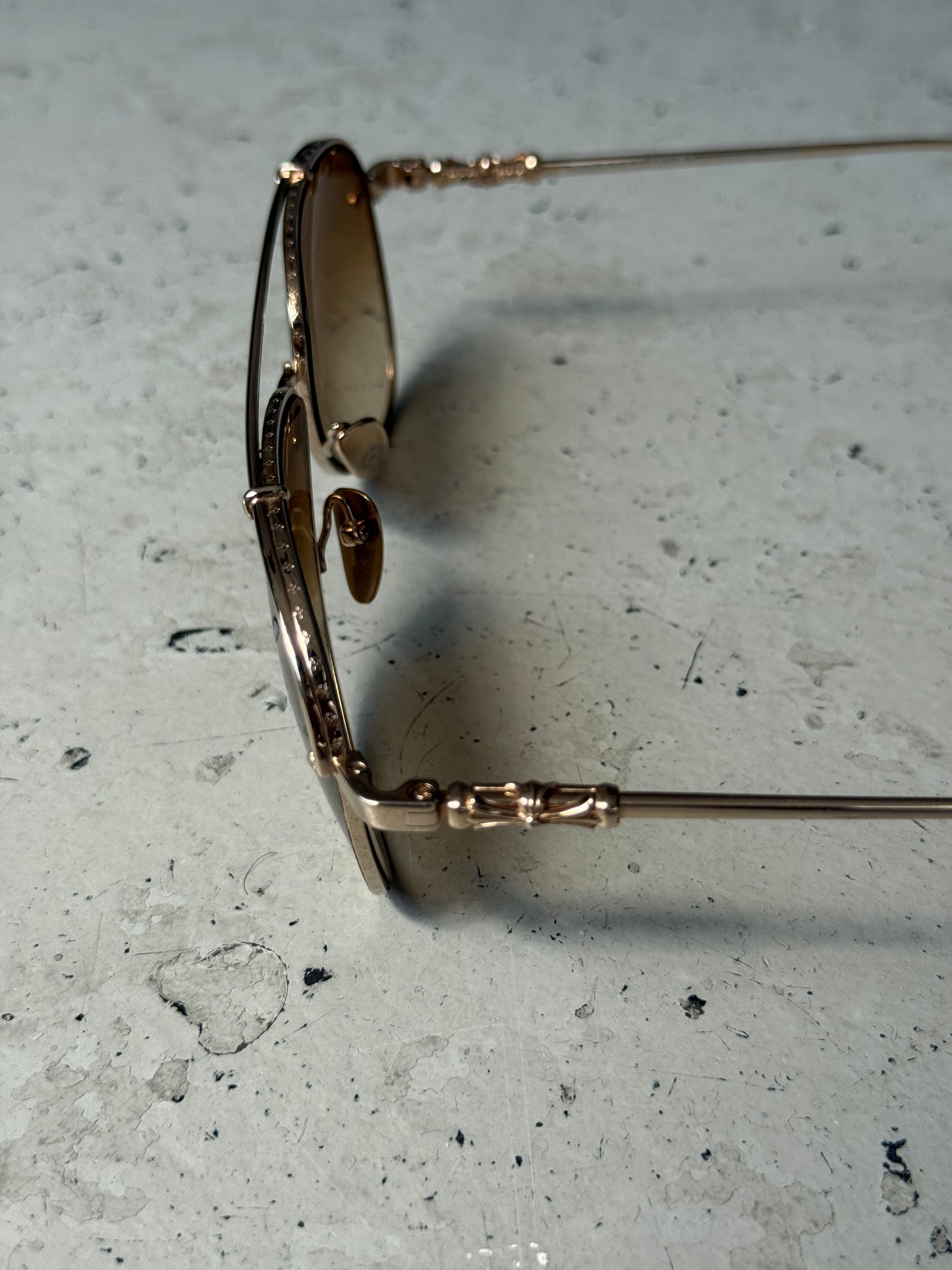 Chrome Hearts Slurpstick Aviator Sunglasses (OS)