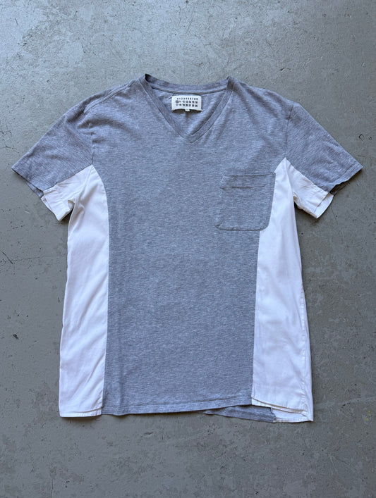 Maison Martin Margiela Grey V Neck Short Sleeve  (48)
