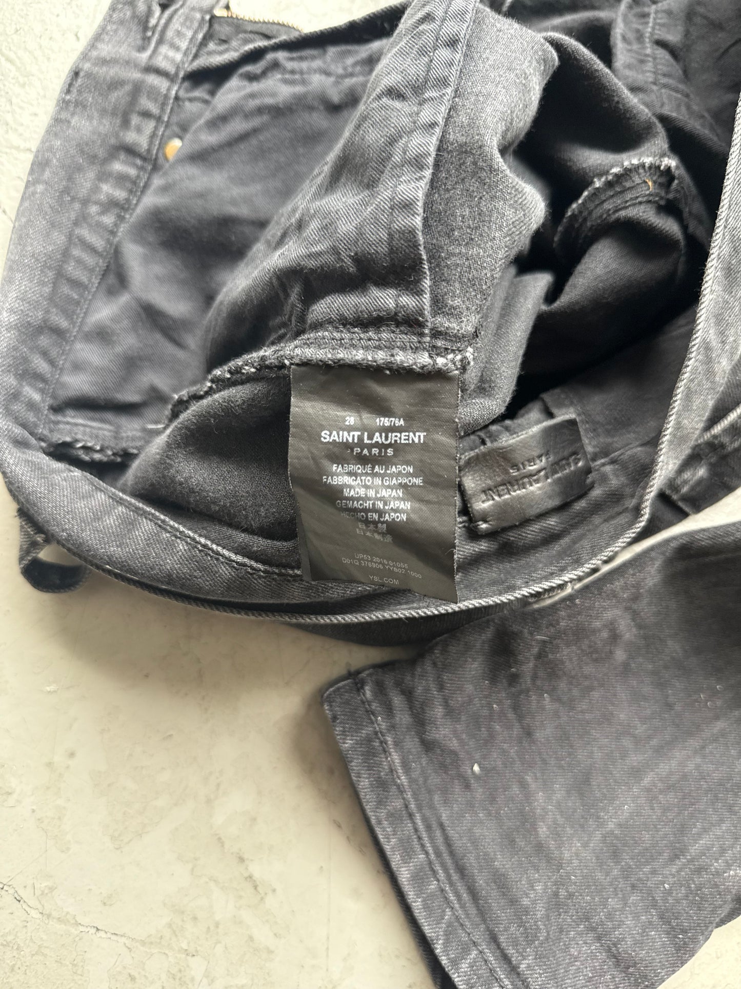 Saint Laurent Paris D02 Black Denim (28)