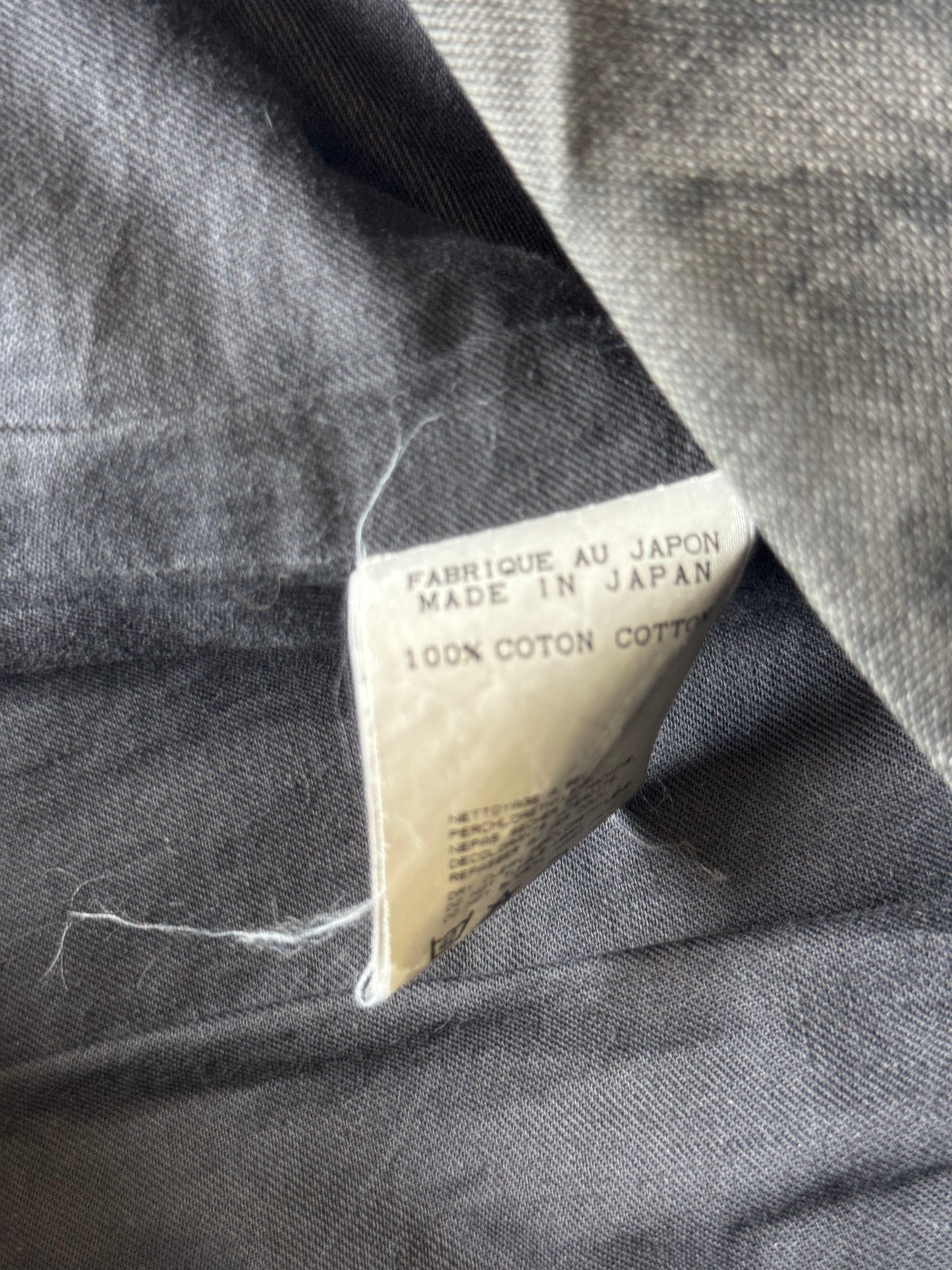 RIPVANWINKLE Thick Cotton Stone Wash Blazer (S)