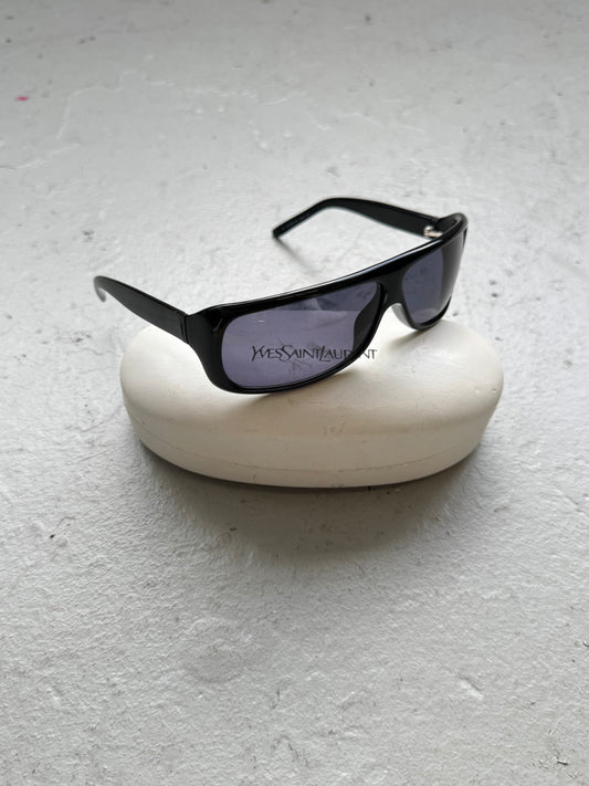 Yves Saint Laurent Black Sunglasses (OS)