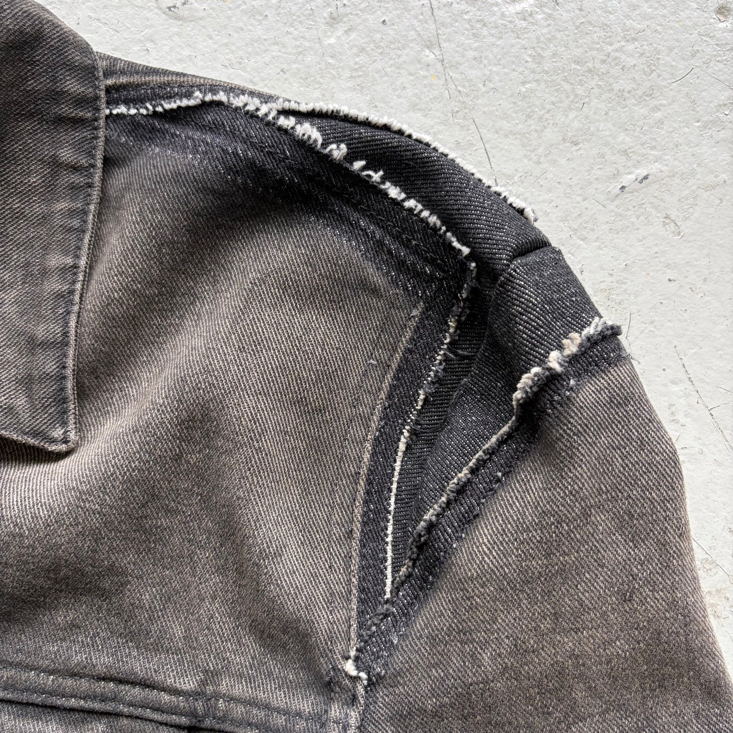 Maison Margiela MM6 Grey Denim Jacket (48)