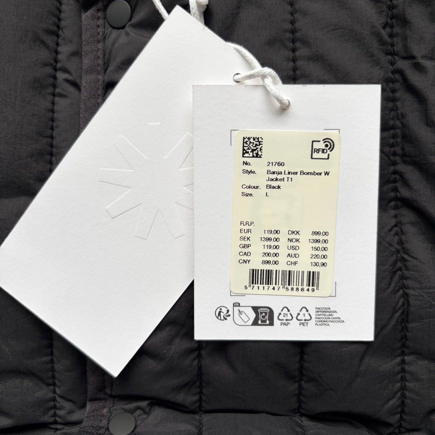 Rains Banja Liner Bomber (L)