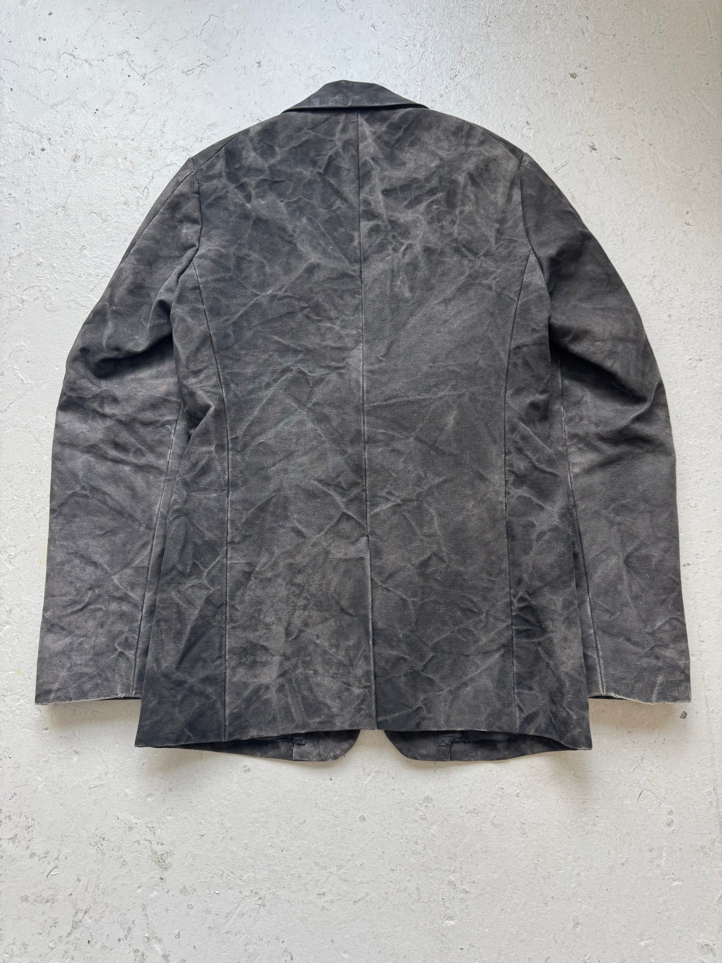 RIPVANWINKLE Thick Cotton Stone Wash Blazer (S)