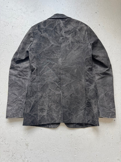 RIPVANWINKLE Thick Cotton Stone Wash Blazer (S)