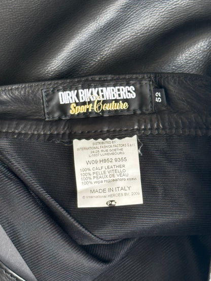 Dirk Bikkembergs Sport Couture Leather Pants (36)