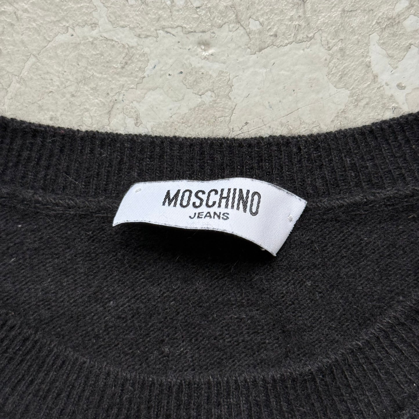Moschino 2000s Union Black Wool Sweater (M)