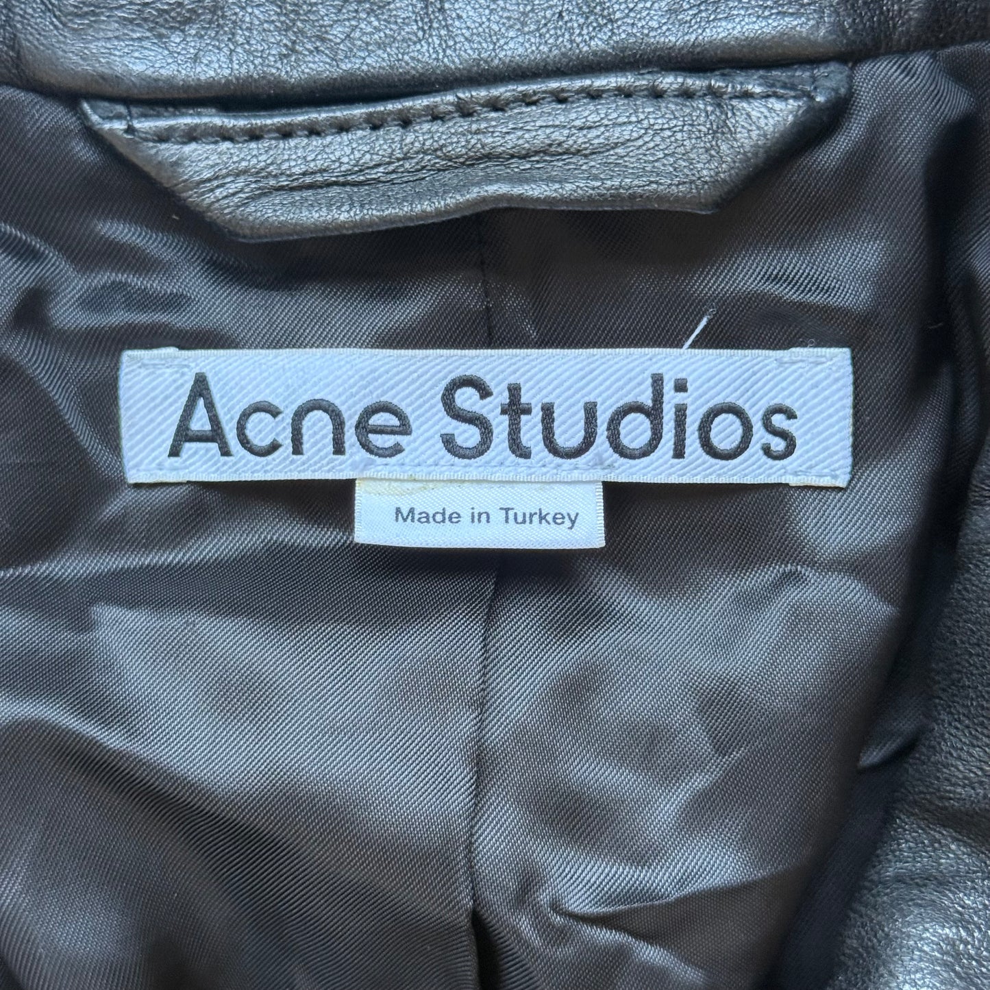 Acne Studios Lamb Leather Jacket (38)
