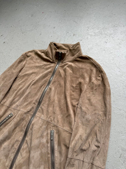 Giorgio Armani Goat Leather Suede Blouson Jacket