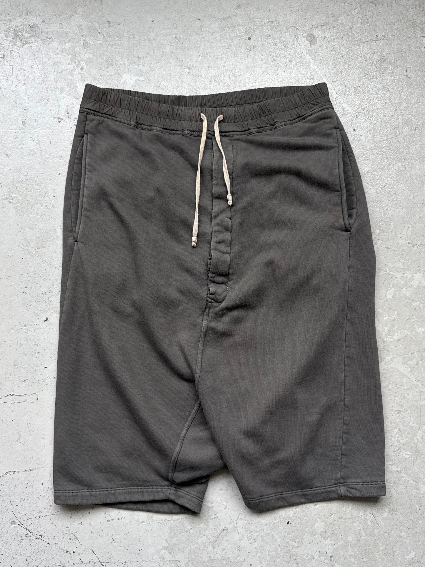 Rick Owens DRKSHDW FW14 Dark Dust Cotton Pod Shorts (S)