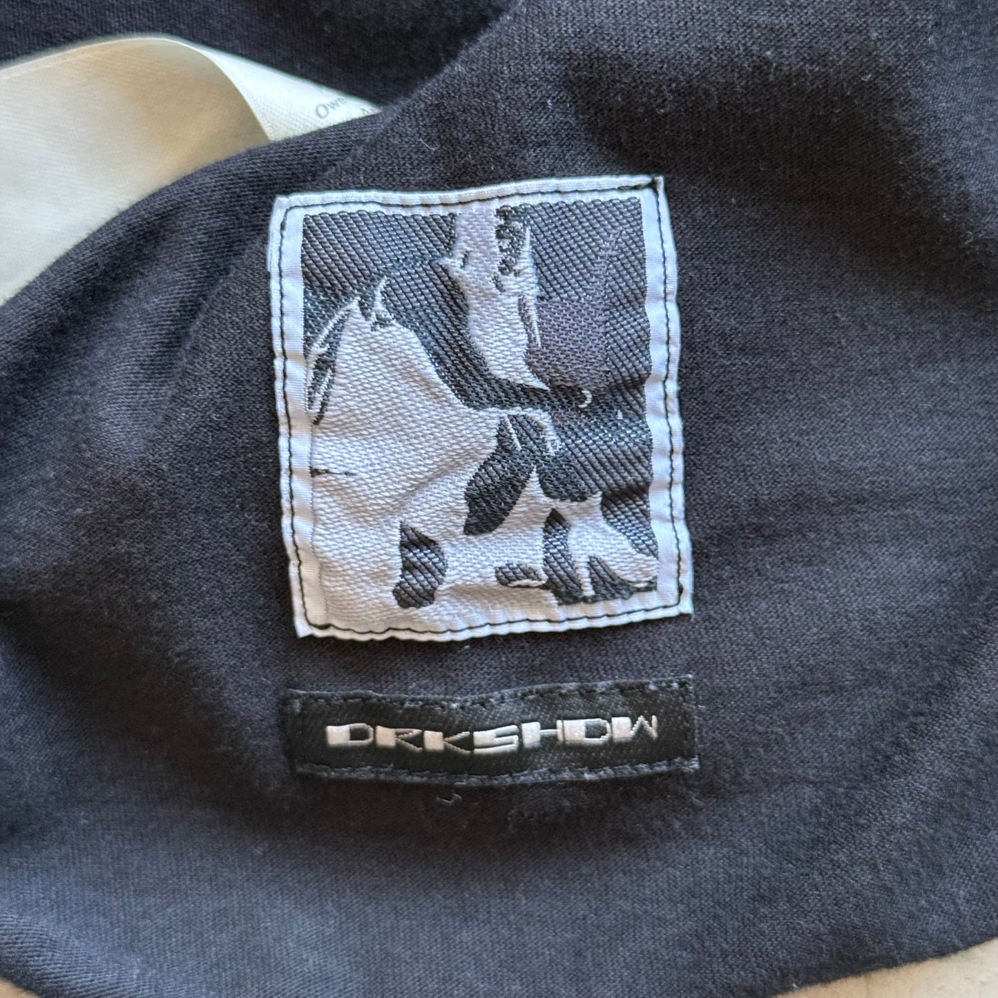 Rick Owens DRKSHDW Black Raglan Long Sleeve (XL)