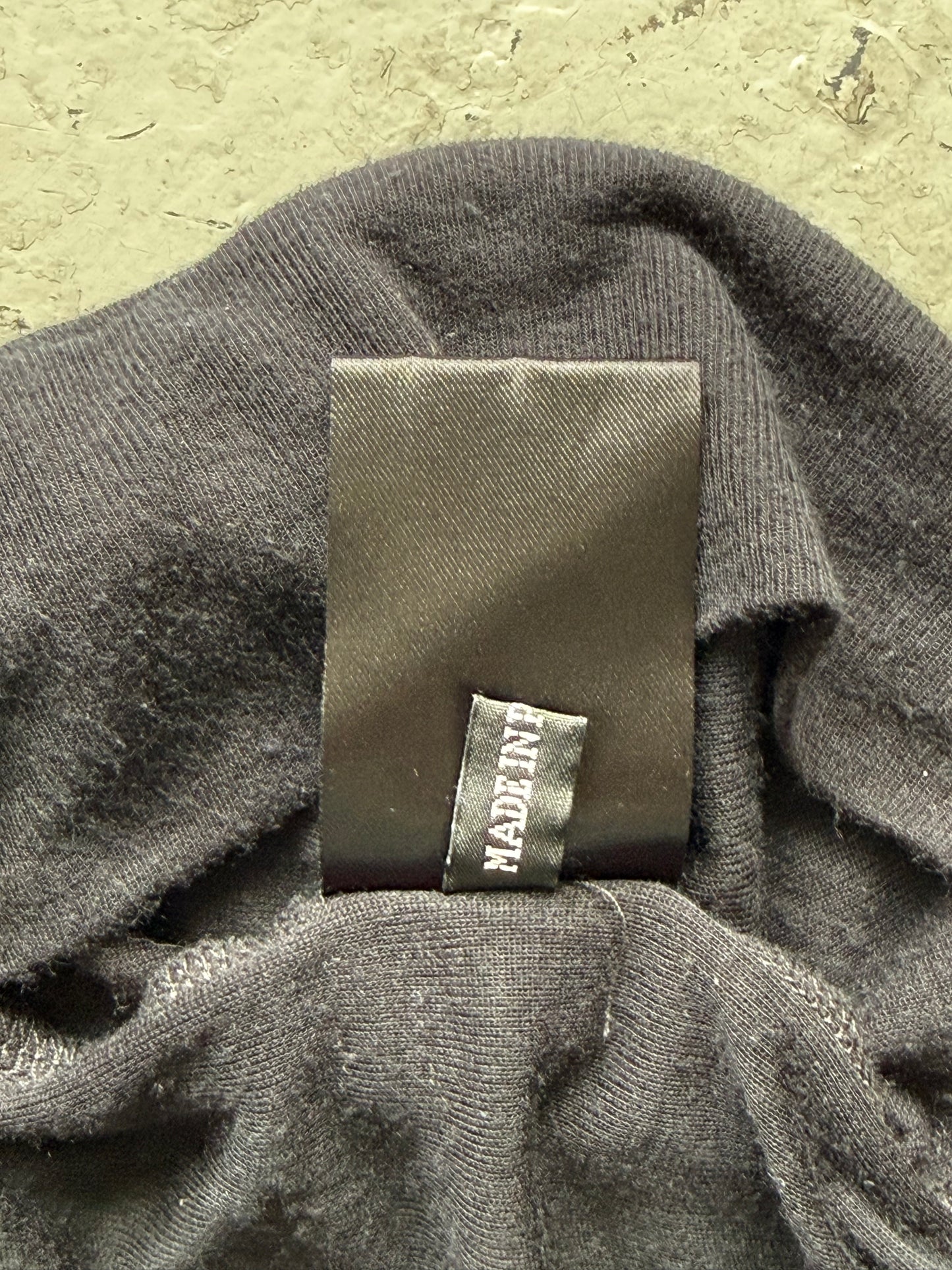 Ann Demeulemeester Black Long Sleeve Shirt (38)