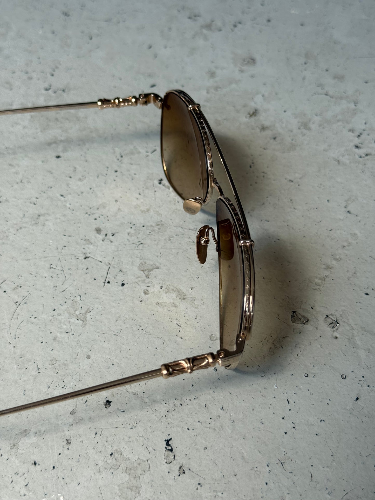 Chrome Hearts Slurpstick Aviator Sunglasses (OS)