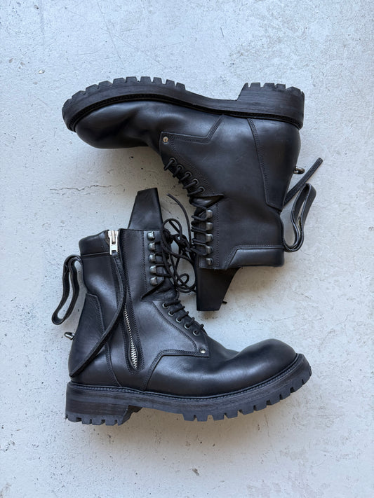 Rick Owens SS16 Cyclops Goodyear Combat Boots (45.5)