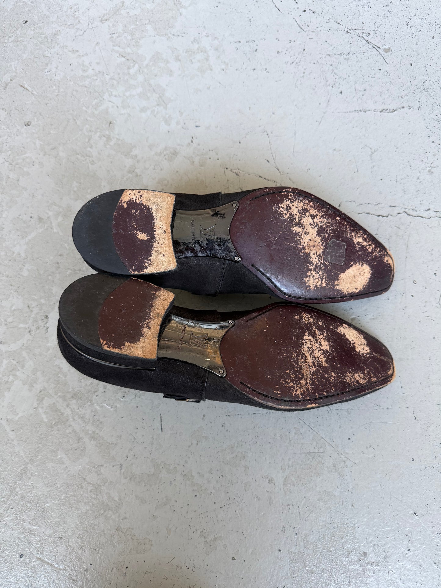Louis Vuitton Oxford Suede Dress Shoes (8.5)