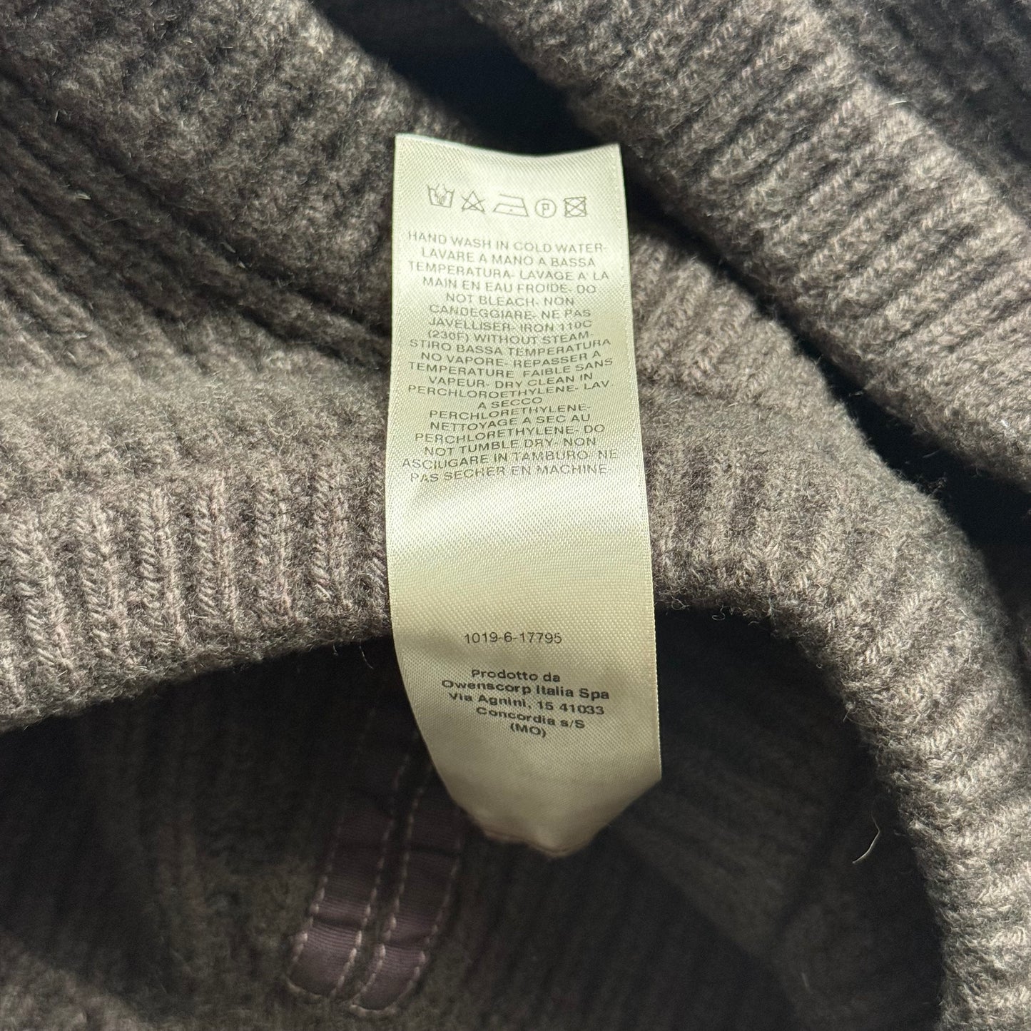 Rick Owens FW21 GETHSEMANE Balaclava  (OS)